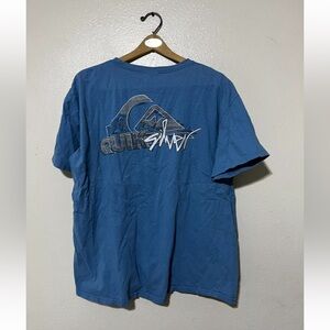 Vintage Y2K Quicksilver T Shirt Mens XL Surfer Skater Surf Logo Streetwear